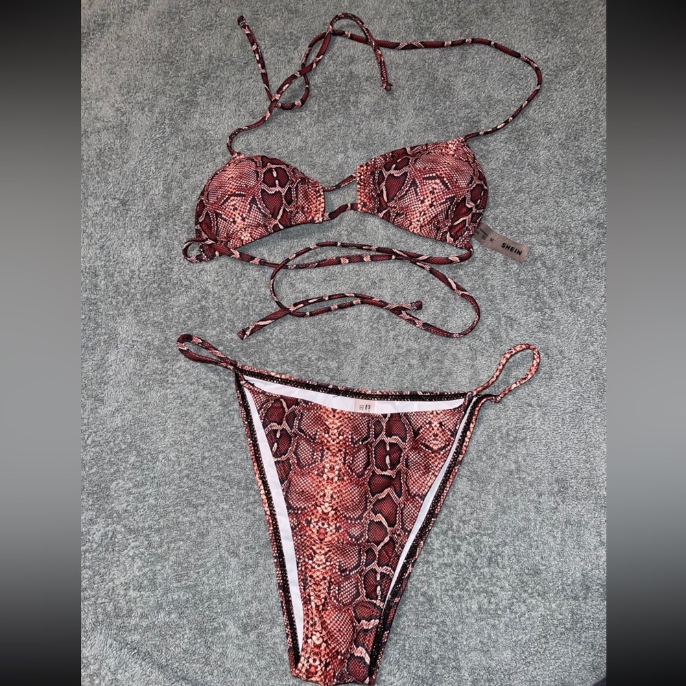 Snakeskin Bikini Set